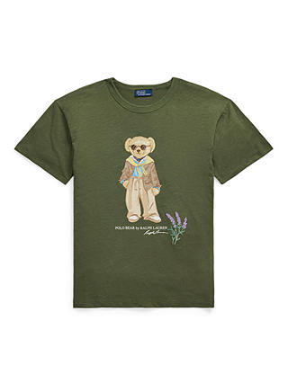Polo Ralph Lauren Bear Graphic T-Shirt, Khaki