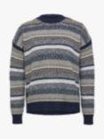 Celtic & Co. Organic Cotton Reverse Stripe Jumper, Multi