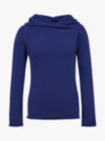 Celtic & Co. Collared Slouch Jumper, Blue Ink