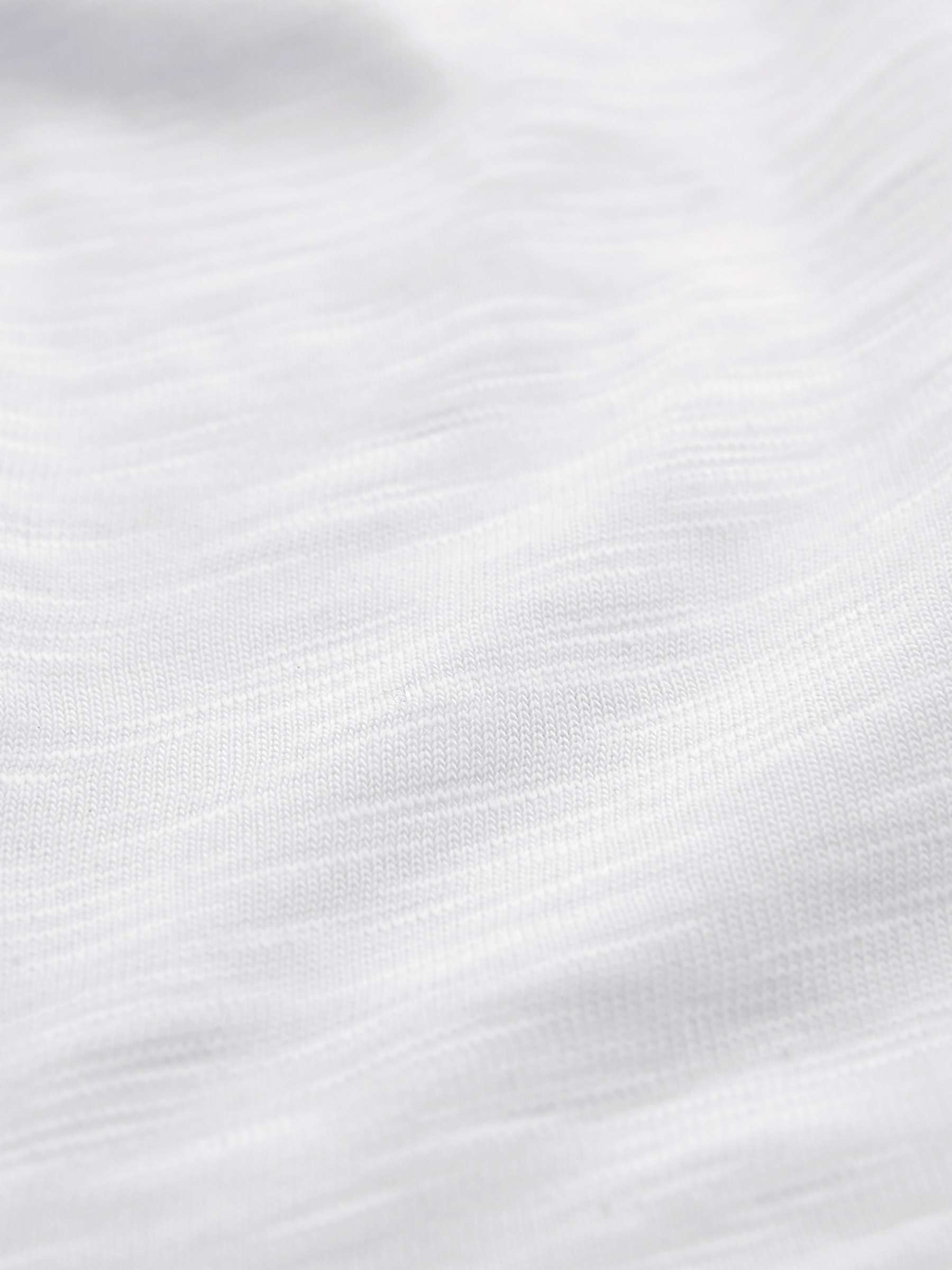Buy Celtic & Co. Organic Cotton Drop Shoulder Drape T-Shirt, White Online at johnlewis.com