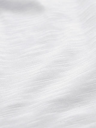 Celtic & Co. Organic Cotton Drop Shoulder Drape T-Shirt, White
