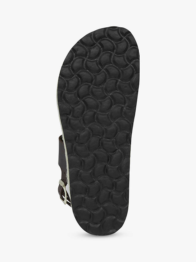 Celtic & Co. Leather Multi Strap Sandals, Leopard