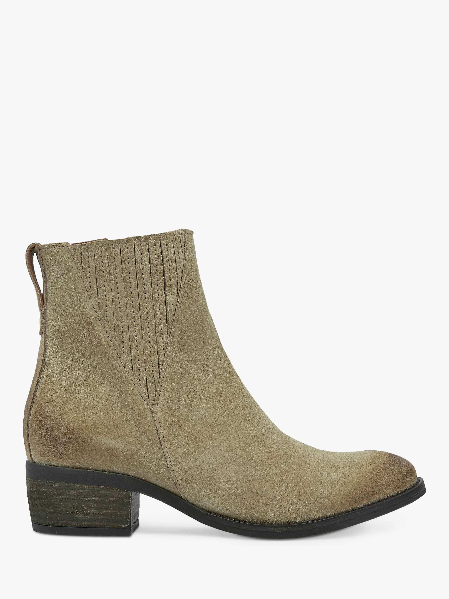 Buy Celtic & Co. Western Suede Ankle Boots, Camel Online at johnlewis.com