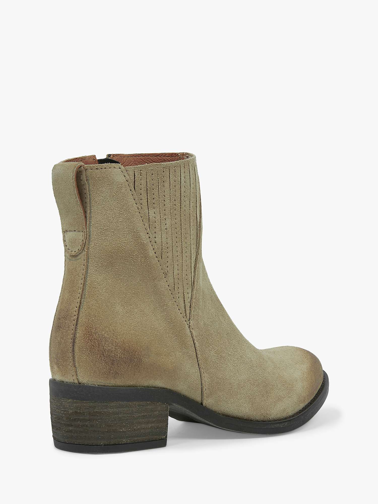Buy Celtic & Co. Western Suede Ankle Boots, Camel Online at johnlewis.com