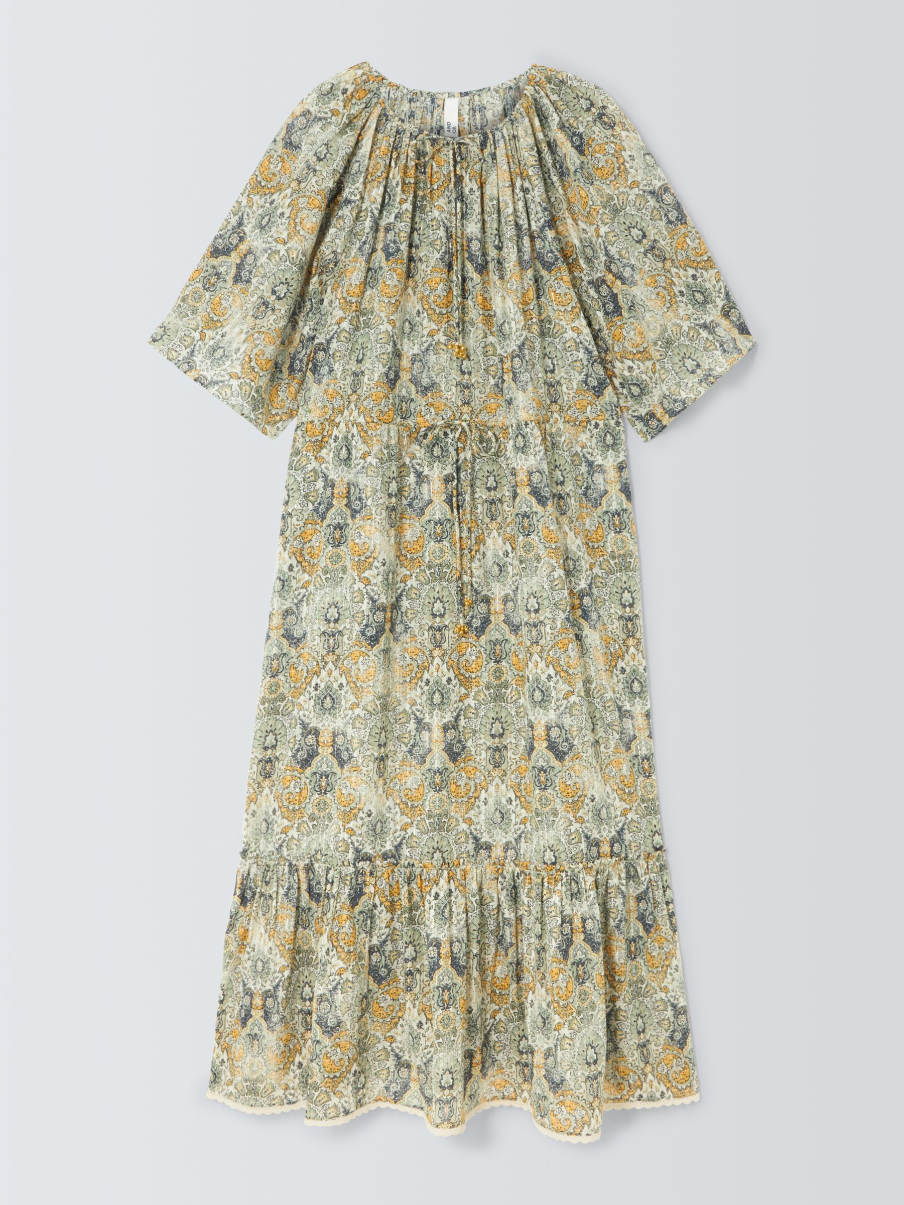 AND/OR Harlow Paisley Dress, Multi, 12