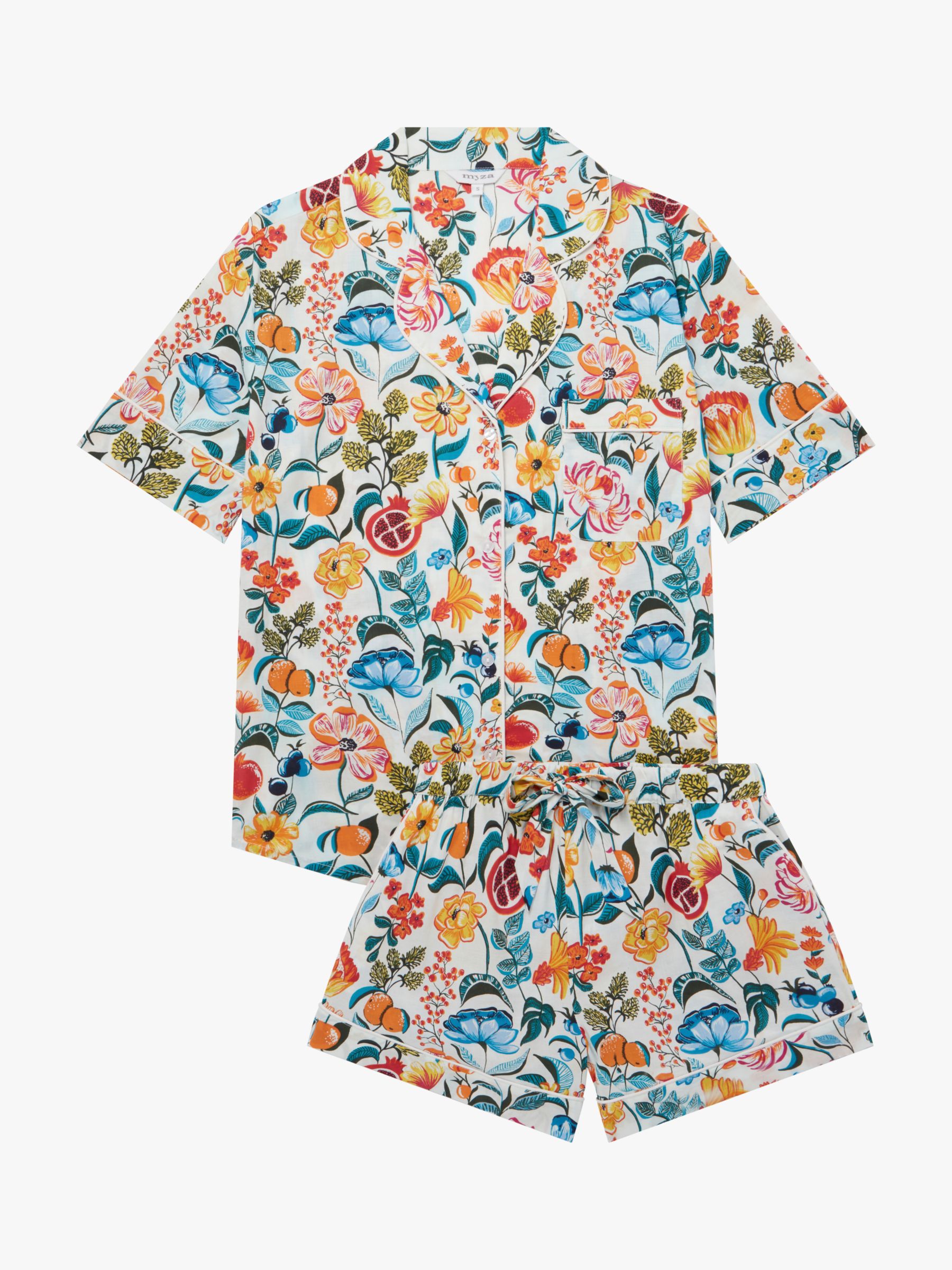 myza Favourite Travels Floral Short Pyjama Set, Multi, M