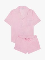 Lauren Ralph Lauren Capri Spot Pyjama Set, Navy at John Lewis