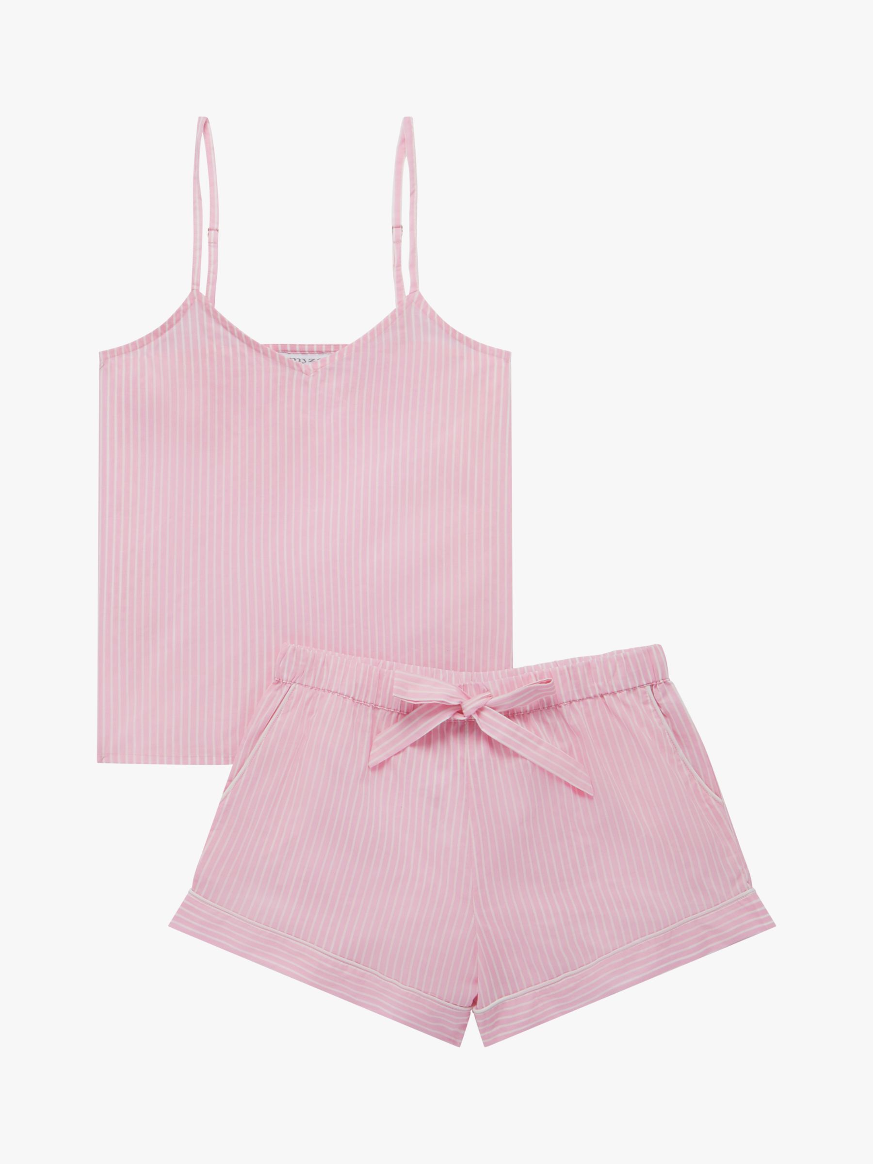 Buy myza Organic Cotton Striped Cami Pyjama Set Online at johnlewis.com