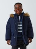 John Lewis Kids' Parka Coat, Blue