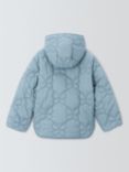 John Lewis Kids' Butterfly Quilted Jacket, Blue