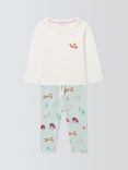 John Lewis Baby Woodland Creatures Pyjamas, Multi