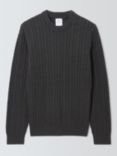 John Lewis Cotton Cable Crew Neck  Jumper