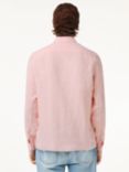 Lacoste Long Sleeve Linen Shirt, Flamingo, Flamingo