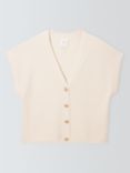 John Lewis Milano Cotton Blend Knit Waistcoat, Off White