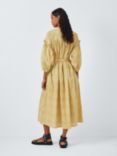 AND/OR Eva Embroidered Midi Dress, Yellow/Multi