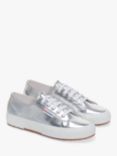 Superga 2750 Cotu Synthetic Material Trainers, Silver