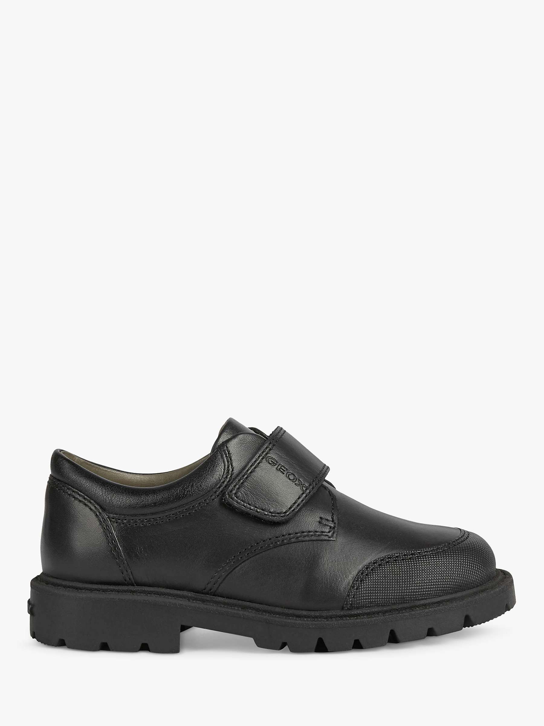 Buy Geox Kids' Shaylax Leather School Shoes, Black Online at johnlewis.com
