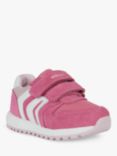 Geox Kids' Alben Suede & Mesh Riptape Pre-Walker Trainers