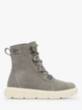 SOREL Joan Explorer III Suede Waterproof Boots, Quarry/Chalk