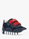 Geox Kids' Iupidoo Riptape Pre-Walker Trainers, Navy