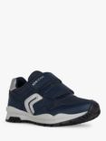 Geox Kids' Pavel Low-Cut Trainers, Navy