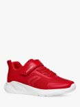 Geox Kids' Sprintye Low-Cut Trainers, Red