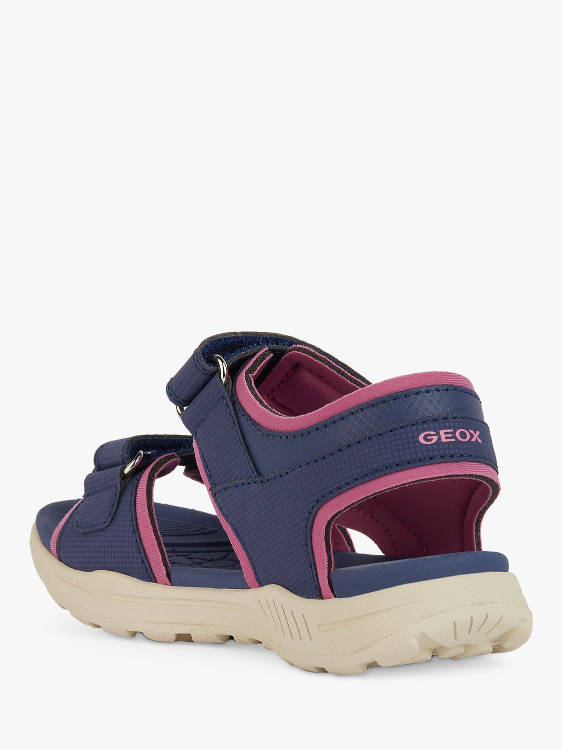 Geox Kids' Vaniett Sandals, Navy/Fuchsia, 30