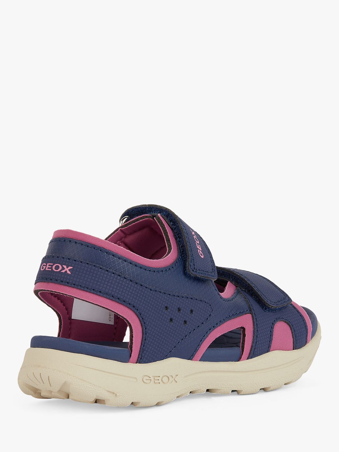 Geox Kids' Vaniett Sandals, Navy/Fuchsia, 30