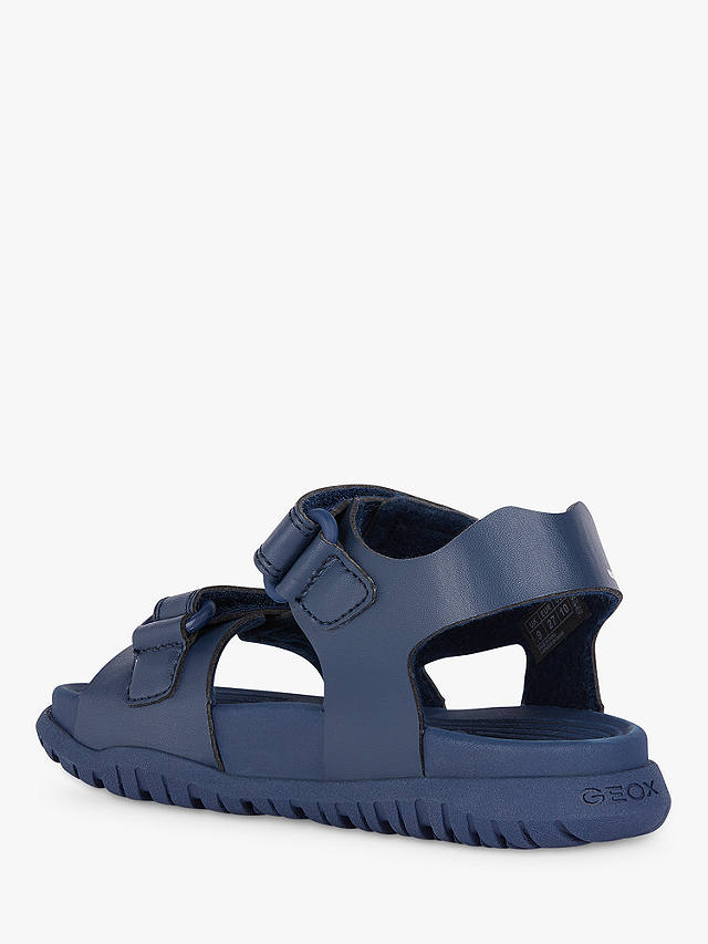 Geox Kids' Fusbetto Water Resistant Sandals, Navy                