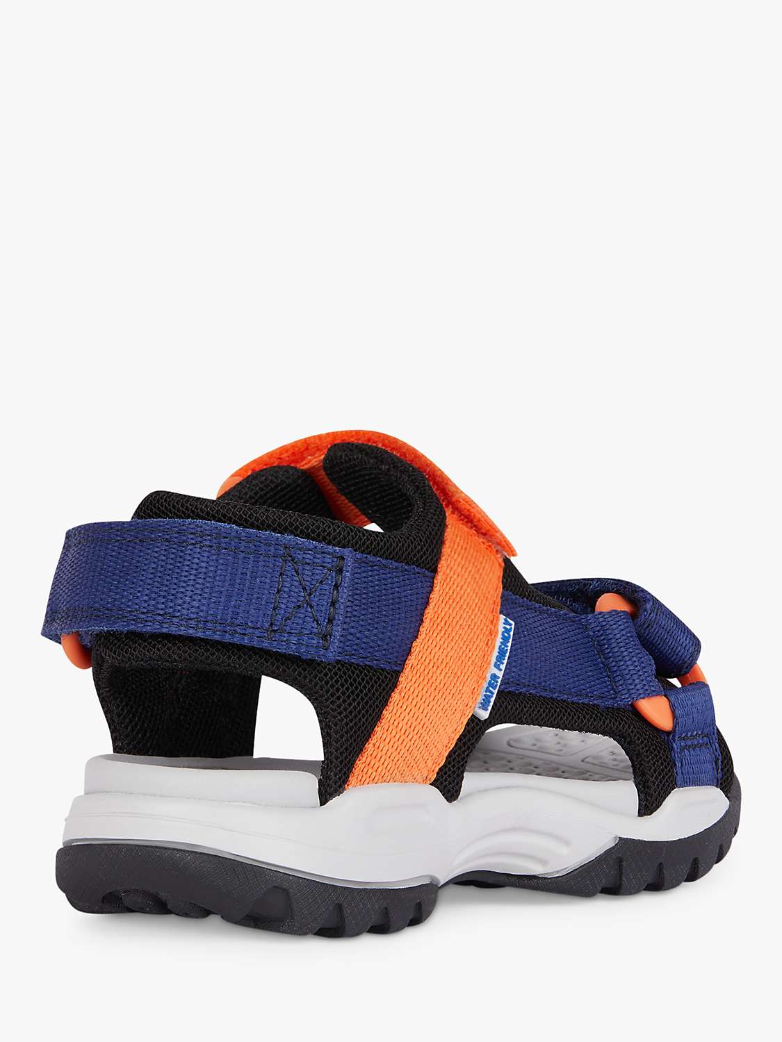 Buy Geox Borealis Riptape Sandals, Navy/Orange Online at johnlewis.com