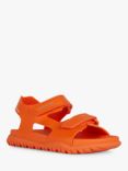 Geox Kids' Fusbetto Water Resistant Sandals, Orange