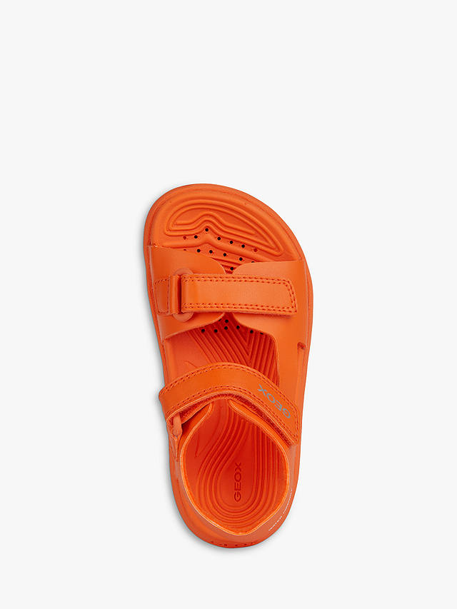 Geox Kids' Fusbetto Water Resistant Sandals, Orange              