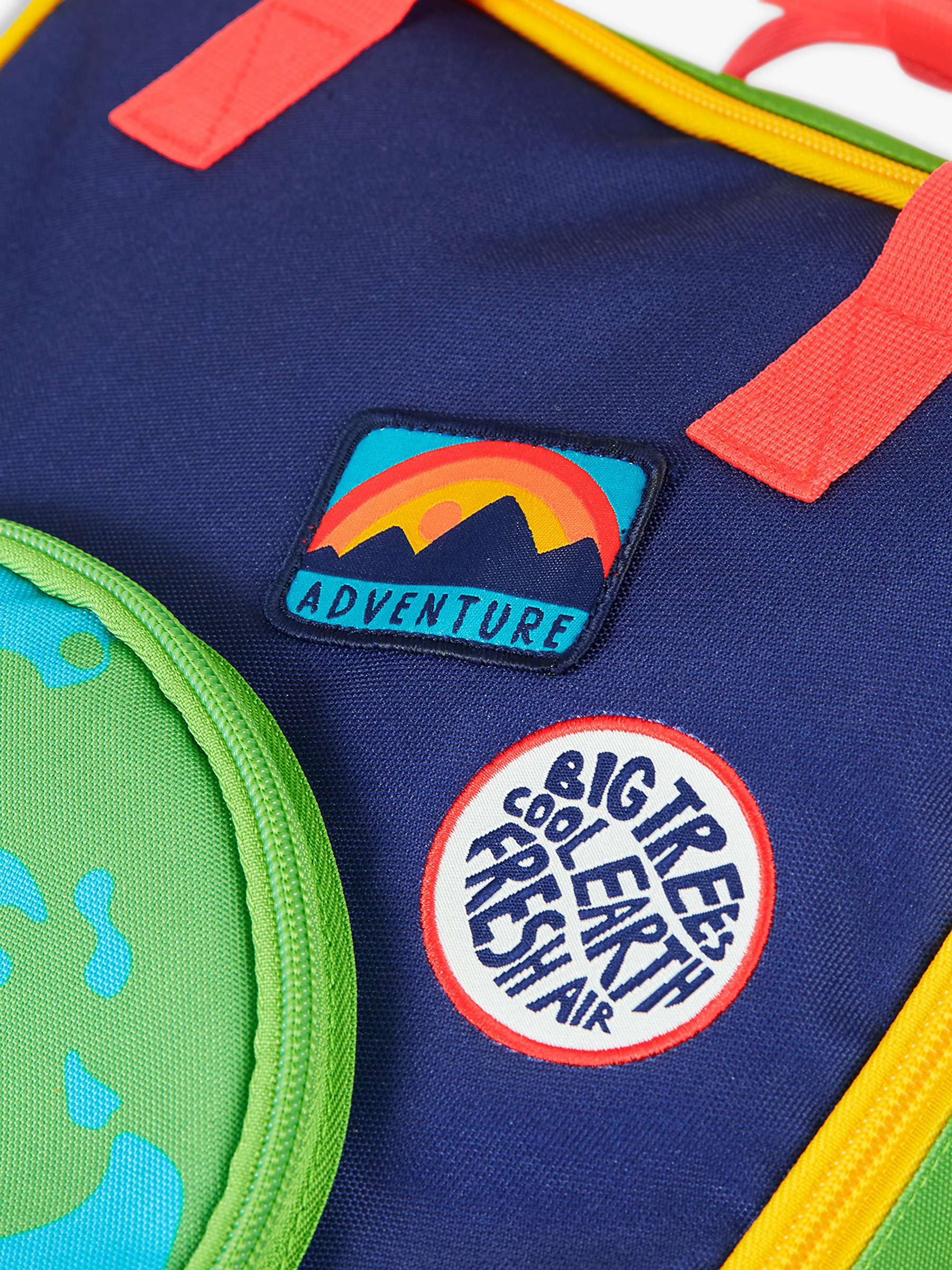 Buy Frugi Kids' Ramble Rainbow Planet Earth Backpack, Multi Online at johnlewis.com