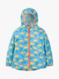 Frugi Kids' Rain Or Shine Echinacea Print Waterproof Jacket, Multi