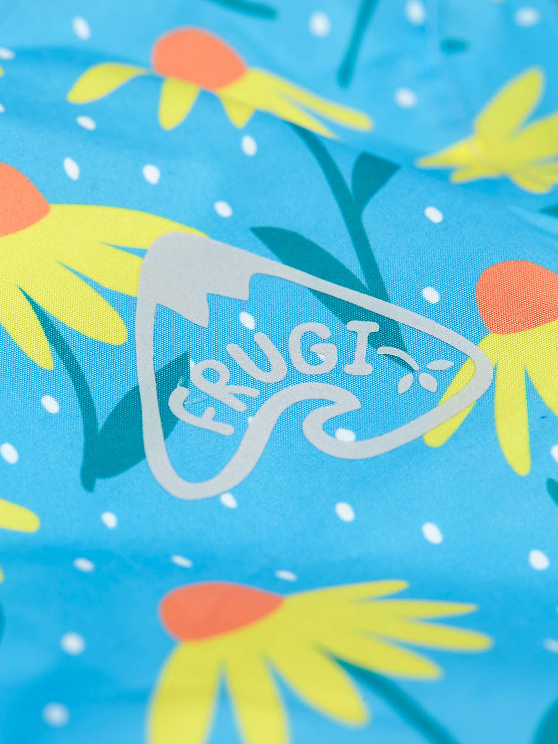 Buy Frugi Kids' Rain Or Shine Echinacea Print Waterproof Jacket, Multi Online at johnlewis.com