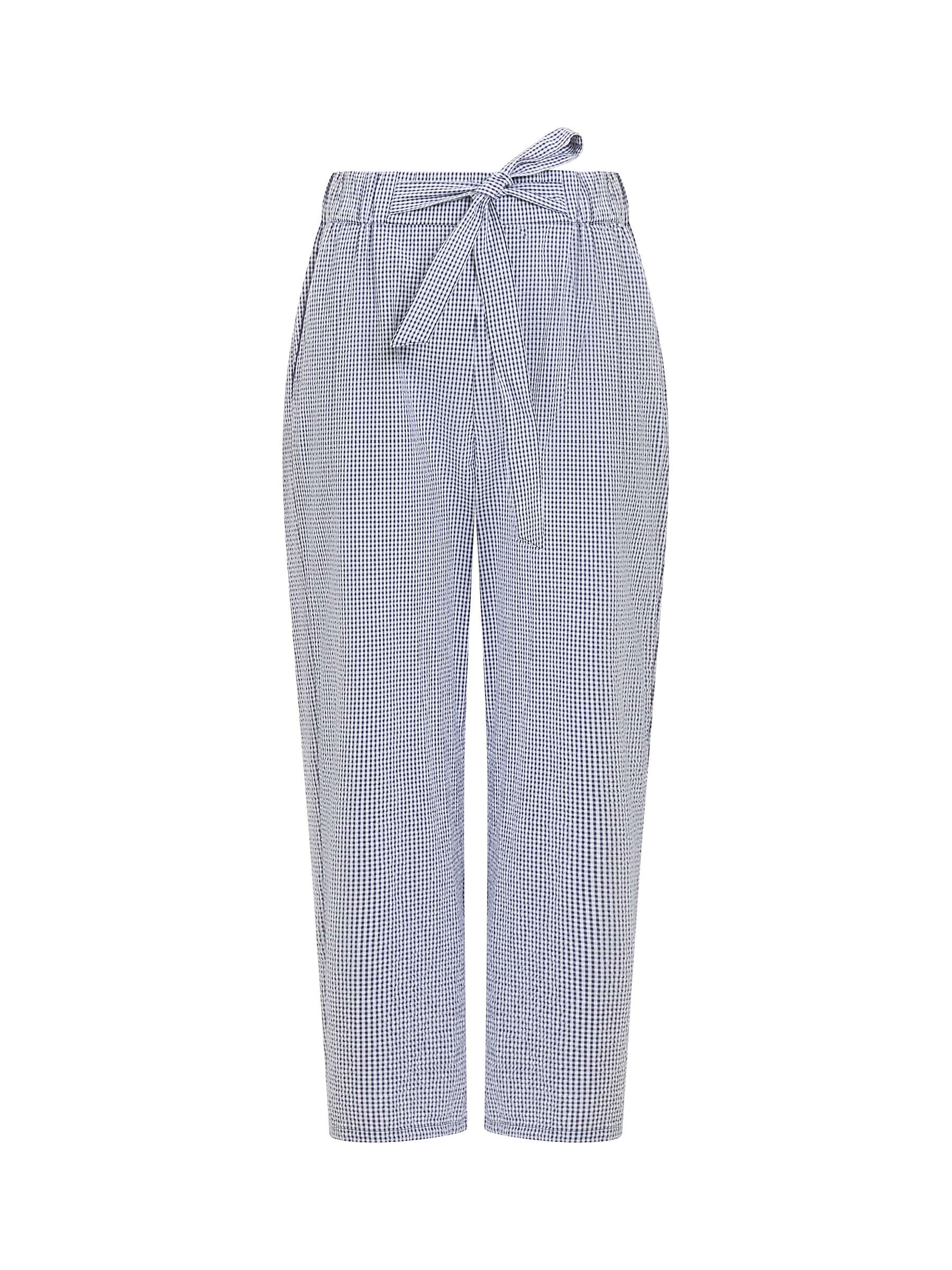 Buy Great Plains Salerno Cotton Trousers, Summer Navy/White Online at johnlewis.com