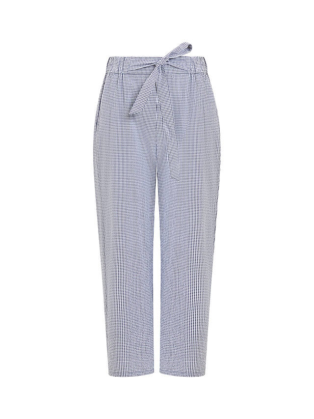 Great Plains Salerno Cotton Trousers, Summer Navy/White