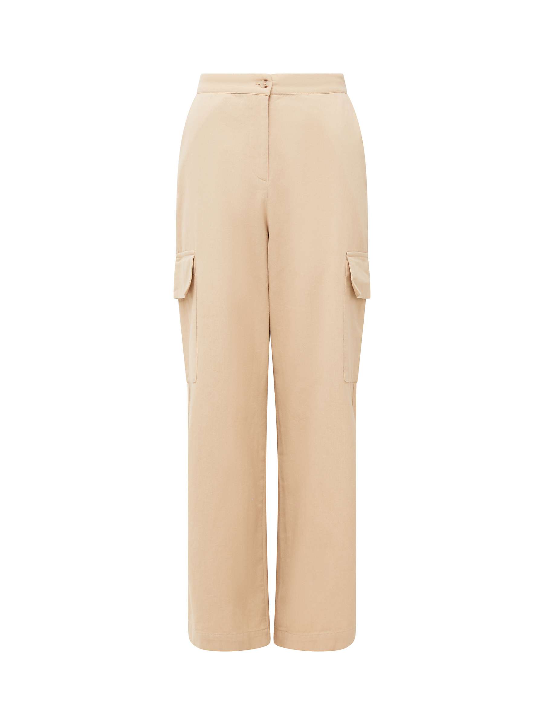Buy Great Plains Cotton Utility Trousers, Sand Online at johnlewis.com