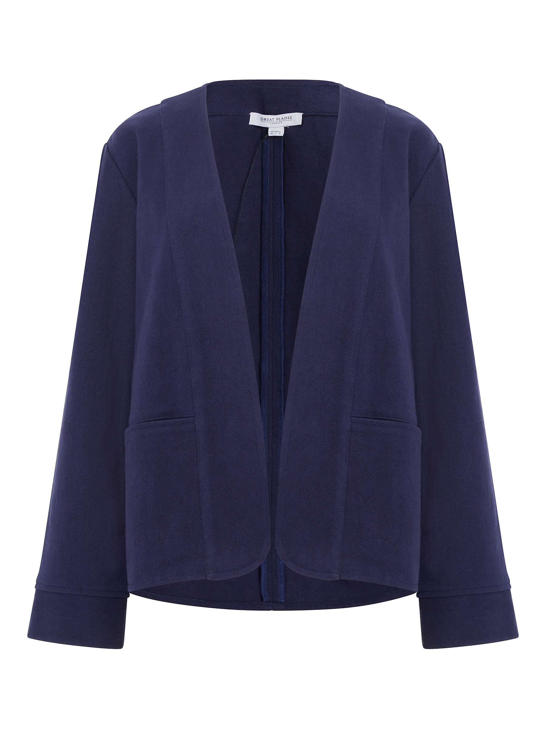 Buy Great Plains Day Cotton Jacket, Summer Navy Online at johnlewis.com