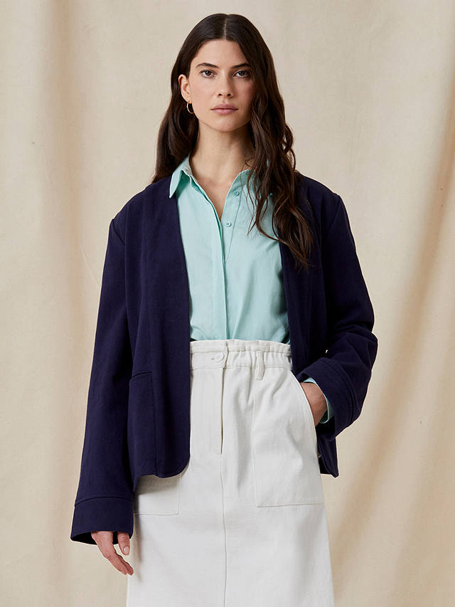 Great Plains Day Cotton Jacket, Summer Navy