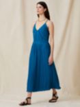 Great Plains Summer Pleat Dress, Blue