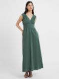 Great Plains Sienna Organic Cotton Maxi Dress, Tropical Green