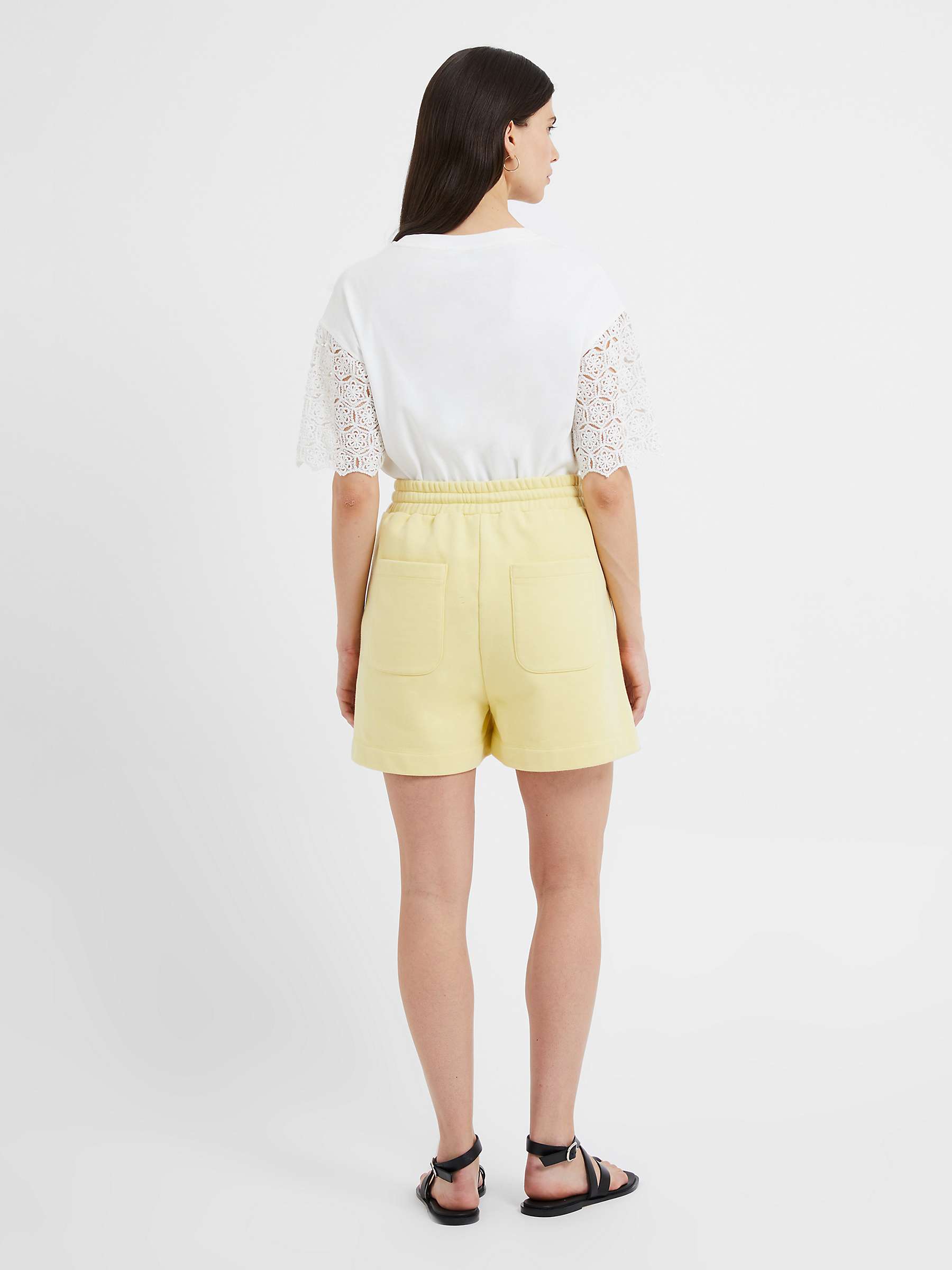 Buy Great Plains Paloma Cotton Blend Shorts, Lemon Grass Online at johnlewis.com