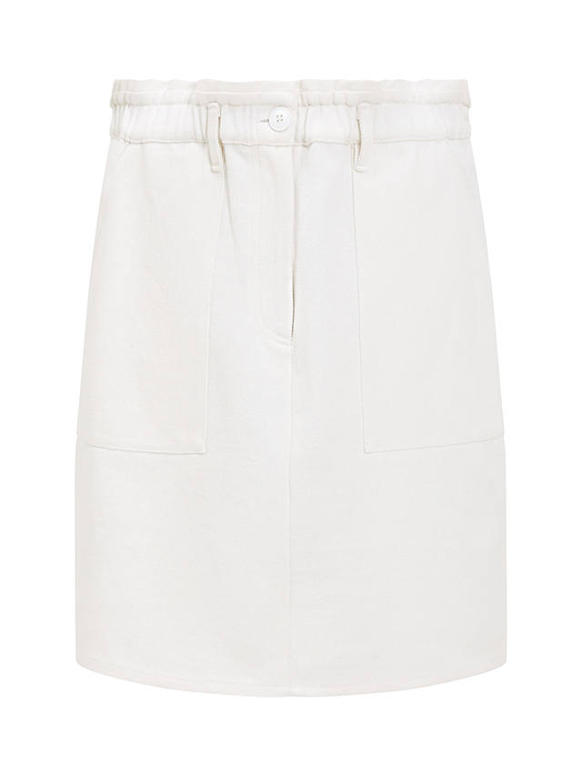 Great Plains Day Cotton Mini Skirt, Milk
