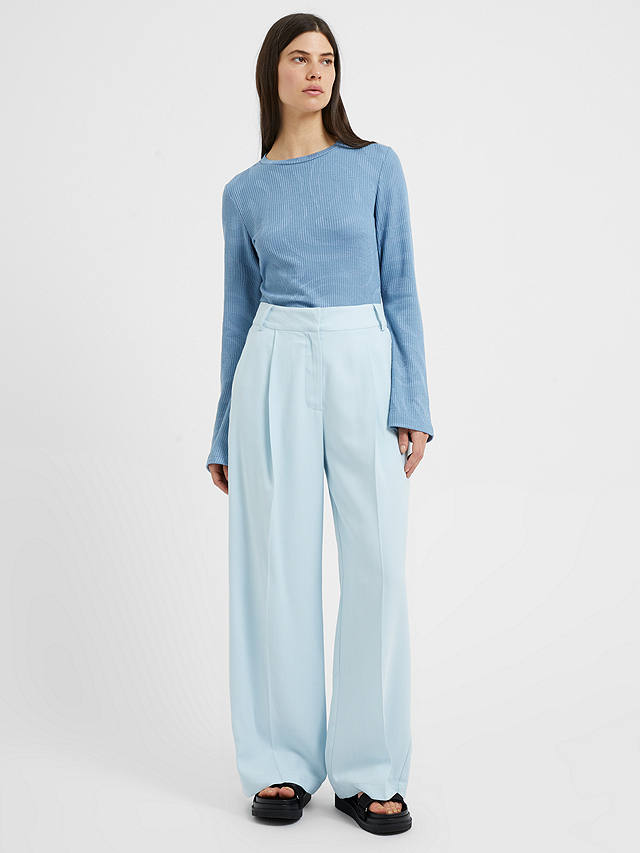 Great Plains Summer Tailored Trousers, Corfu Blue          