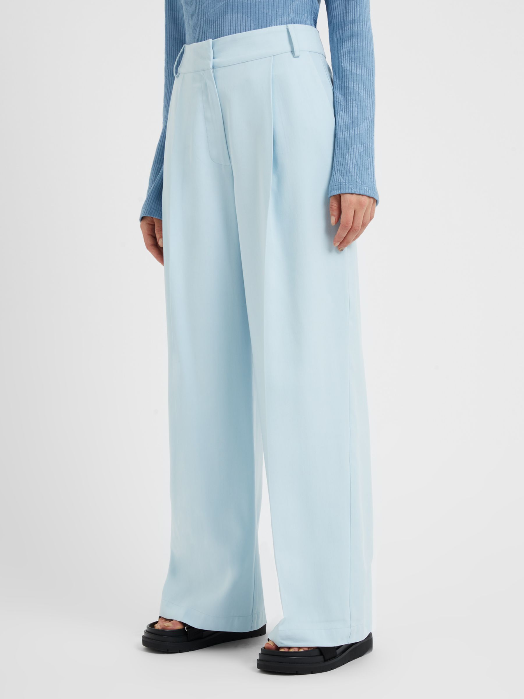 Great Plains Summer Tailored Trousers, Corfu Blue, 6