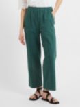 Great Plains Crinkle Cotton Trousers, Tropical Green