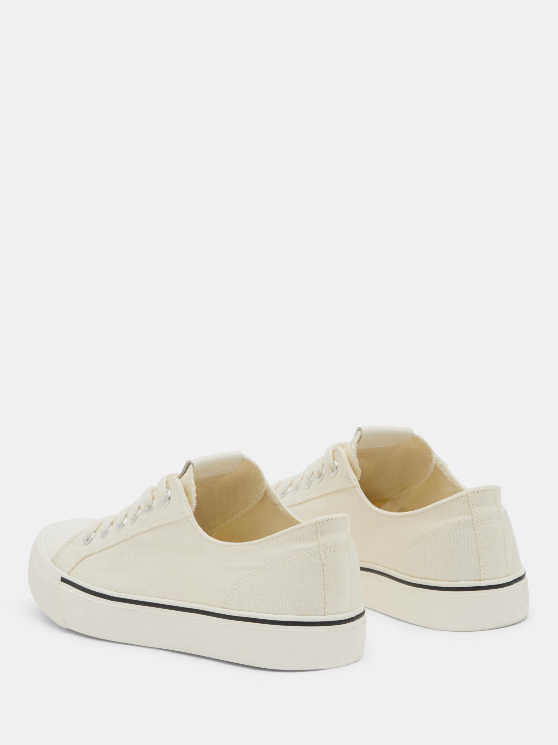 Buy HUSH Finley Frayed Canvas Trainers Online at johnlewis.com