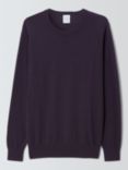 John Lewis Extra Fine Merino Wool Crew Neck Jumper, Nightshade