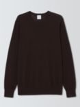 John Lewis Extra Fine Merino Wool Crew Neck Jumper, Mole